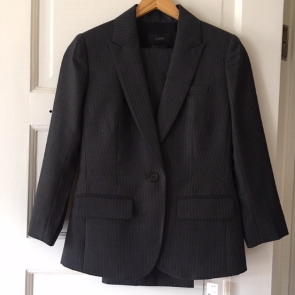 J Crew Super 120's Pinstripe Suit (new with tags)